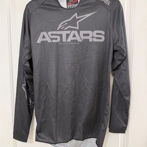 Alpinestars motocross  Racing shirt - graphite with Red Accent